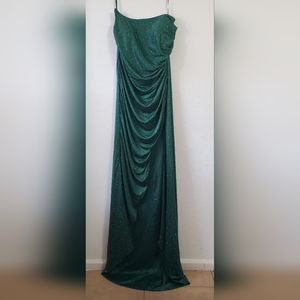 NovaLuxe Fashion Nova emerald Anastasia Embelished Maxi dress size 3x